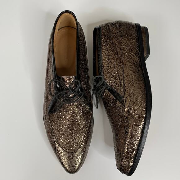 Anthropologie The Palatines Pinna Ankle Boot Pewter Booties - Picture 8 of 12